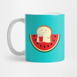 Toast loves watermelon Mug